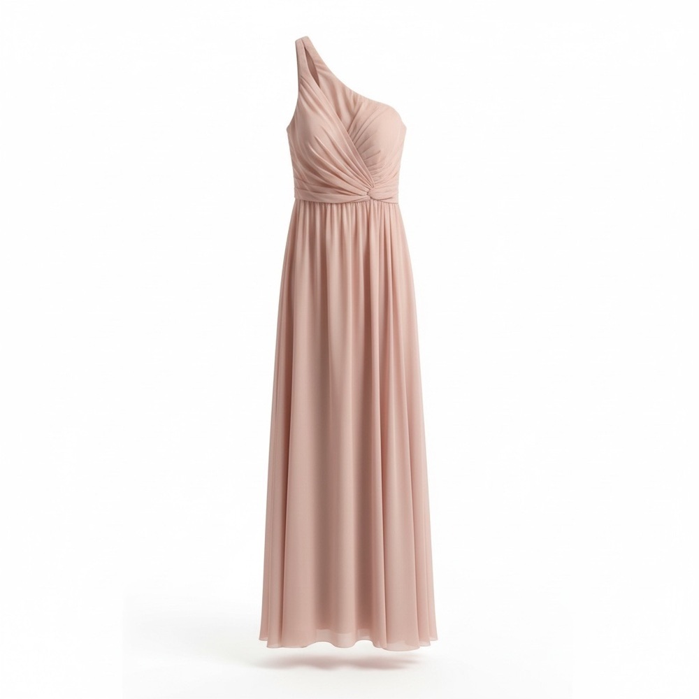 Blush One-Shoulder Maxi Dress SIZE 16